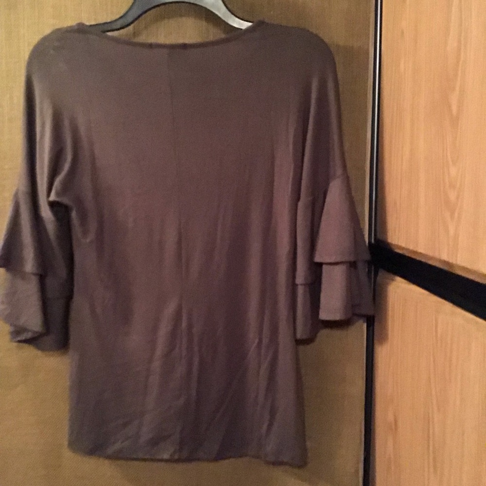 Ultra Flirt Ruffle Sleeve Top - Picture 3 of 3